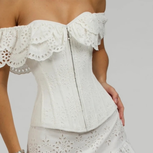 Corset story, 28", white - Picture 9 of 10